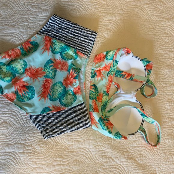 Modern Amusement High-Waisted Bikini - Picture 2 of 2